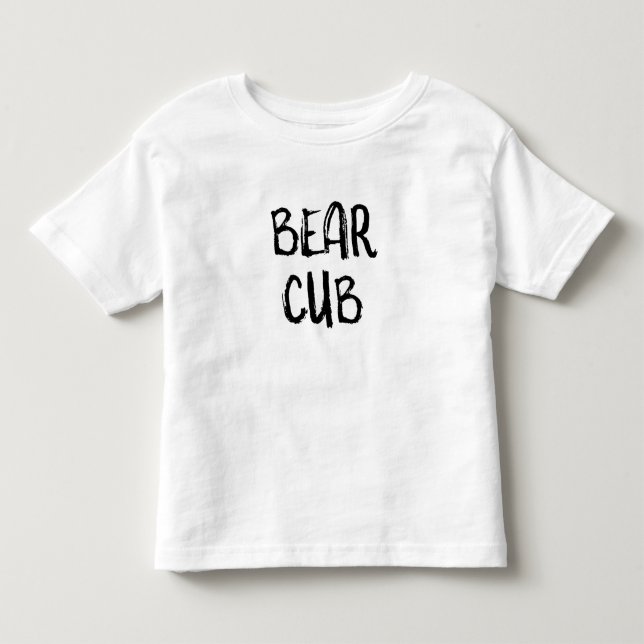 'Bear Cub' Toddler Shirt (Front)