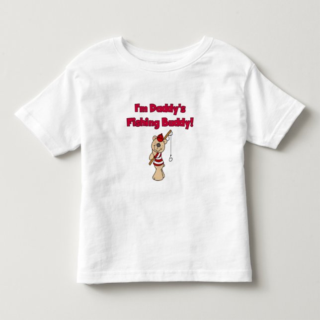 Bear Daddy's Fishing Buddy Toddler T-shirt (Front)