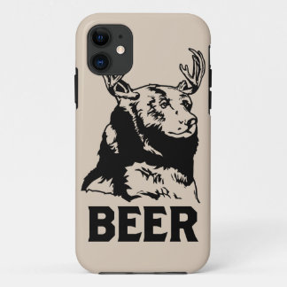Bear + Deer = Beer iPhone 11 Case