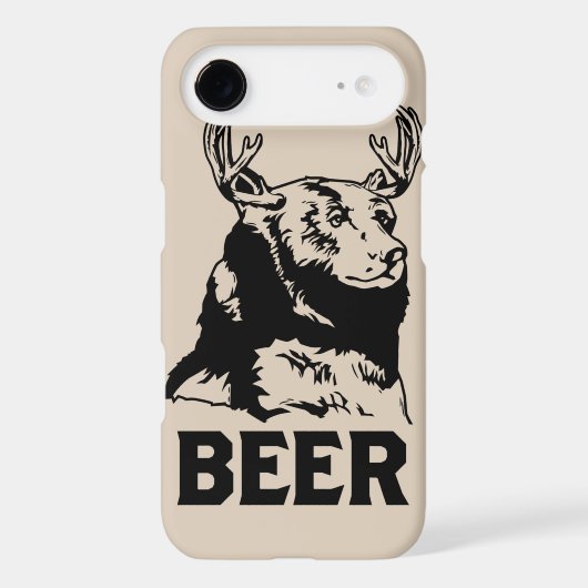 Bear + Deer = Beer Case-Mate iPhone Case (Back)