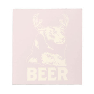 Bear + Deer = Beer Notepad