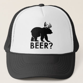 Bear + Deer = Beer? Trucker Hat