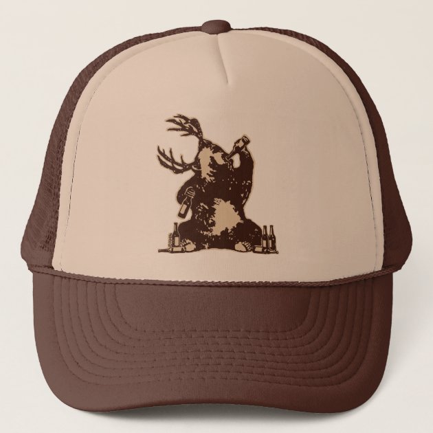 bear deer hat