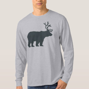 Bear Deer or Beer Silhouette T-Shirt