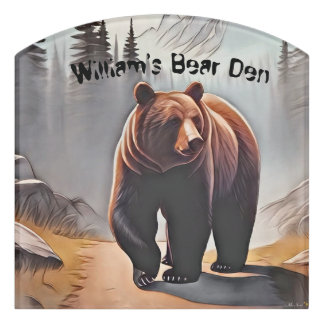 Bear Den Door Sign