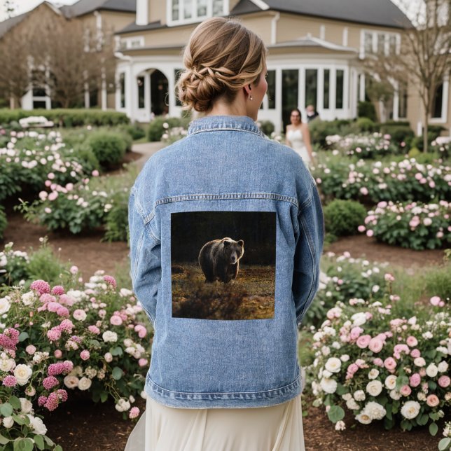 Bear Denim Jacket (Wedding Back)