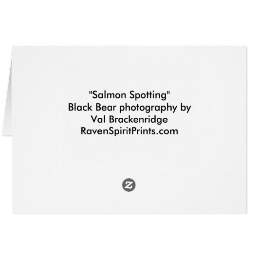 Bear Design for Animal and Wildlife-Supporters (Back Horizontal)