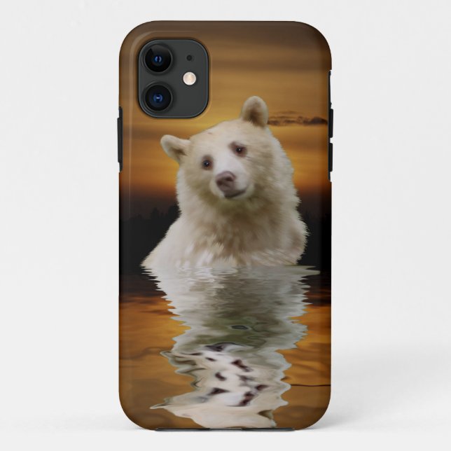 Bear Design for Animal and Wildlife-Supporters Case-Mate iPhone Case (Back)