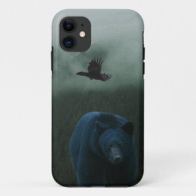 Bear Design for Animal and Wildlife-Supporters Case-Mate iPhone Case (Back)