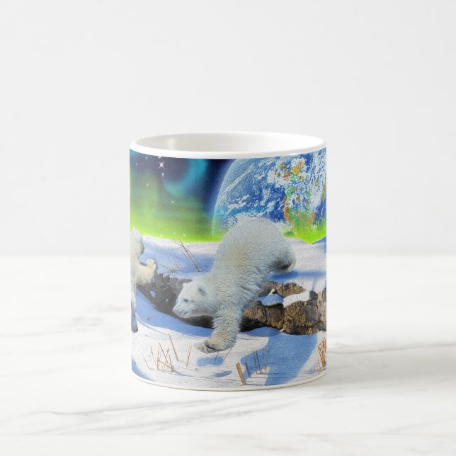 Bear Design for Animal and Wildlife-Supporters Coffee Mug (Center)