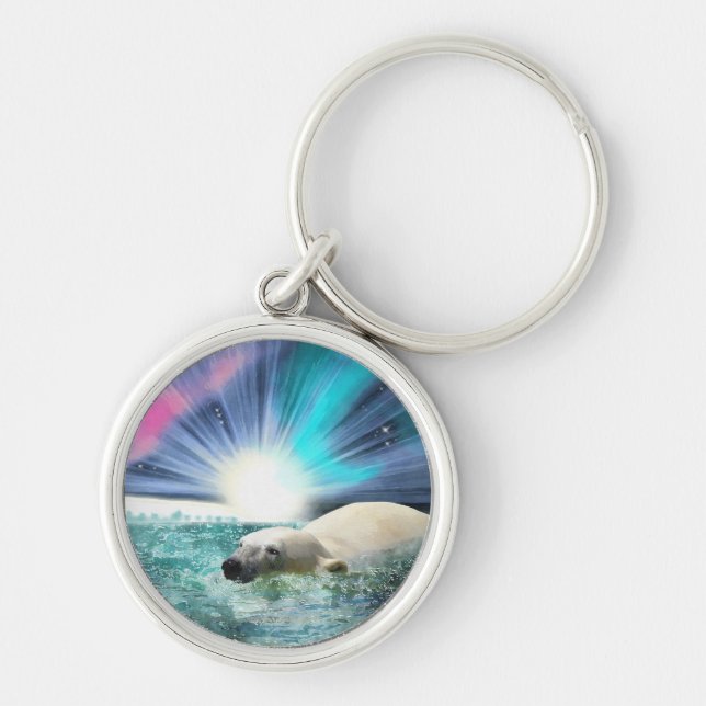 Bear Design for Animal and Wildlife-Supporters Keychain (Front)