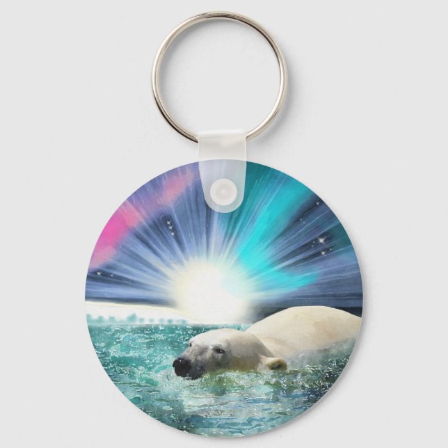 Bear Design for Animal and Wildlife-Supporters Keychain (Front)