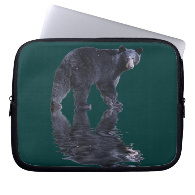 Bear Design for Animal and Wildlife-Supporters Laptop Sleeve (Front)