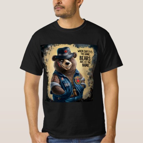 Bear Division law enforcement bear the bear Wingma T_Shirt