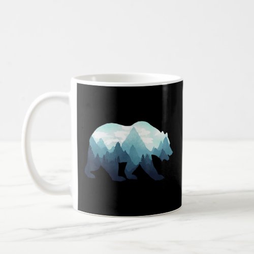 Bear Double Exposure Surreal Wildlife Animal  Coffee Mug
