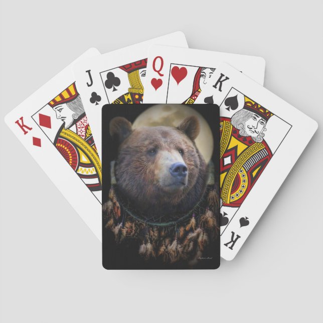 Bear Dreamcatch Playing Cards (Back)