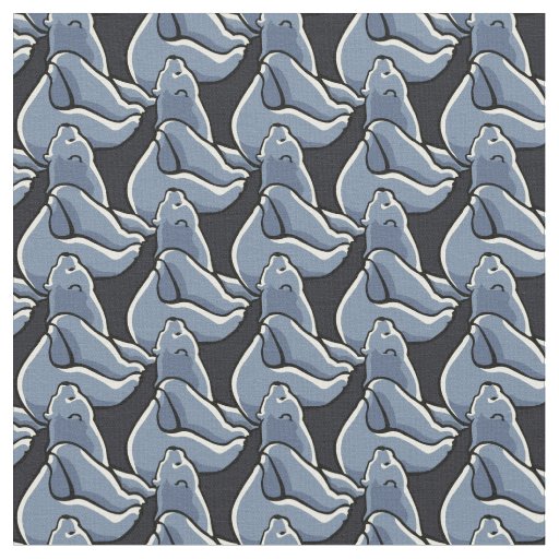 Bear Fabric Polar Bear Cub Fabric Customizable