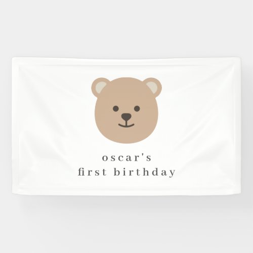 Bear Face Banner