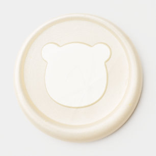 Bear Face Shape Wax Seal Sticker