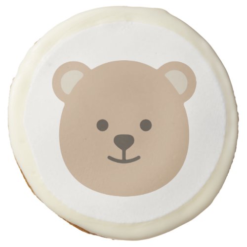 Bear Face Sugar Cookie