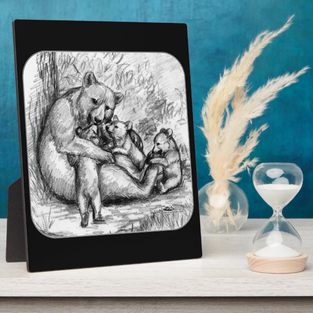 Bear Family Plaque (Side)