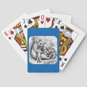 Bear Family Poker Cards
