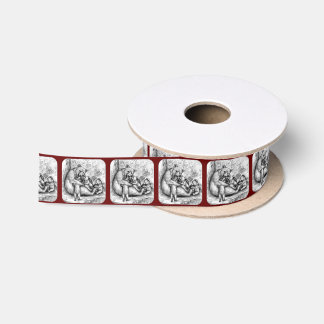 Bear Family Satin Ribbon