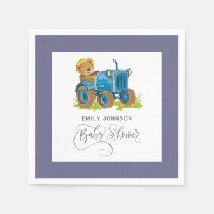 Bear Farm Tractor Napkins
