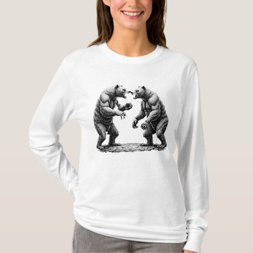 bear fight T_Shirt