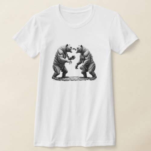 bear fight T_Shirt