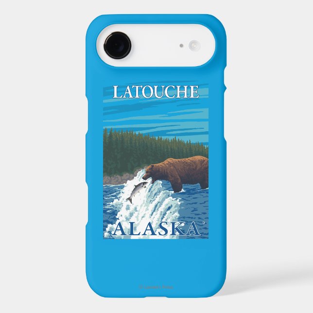 Bear Fishing in River - Latouche, Alaska Case-Mate iPhone Case (Back)