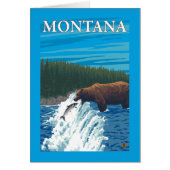 Bear Fishing in River - Montana (Front)