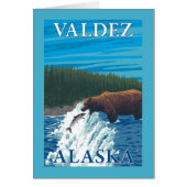 Bear Fishing in River - Valdez, Alaska (Front)