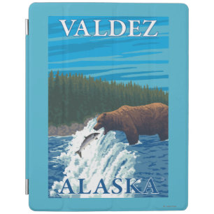 Bear Fishing in River - Valdez, Alaska iPad Smart Cover