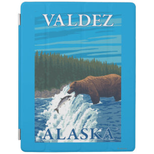 Bear Fishing in River - Valdez, Alaska iPad Smart Cover