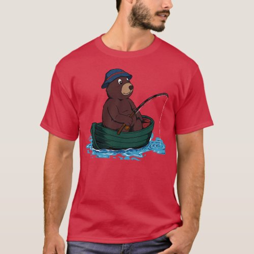 Bear fishing T_Shirt