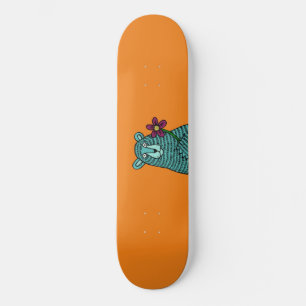 Bear & Flower Skateboard