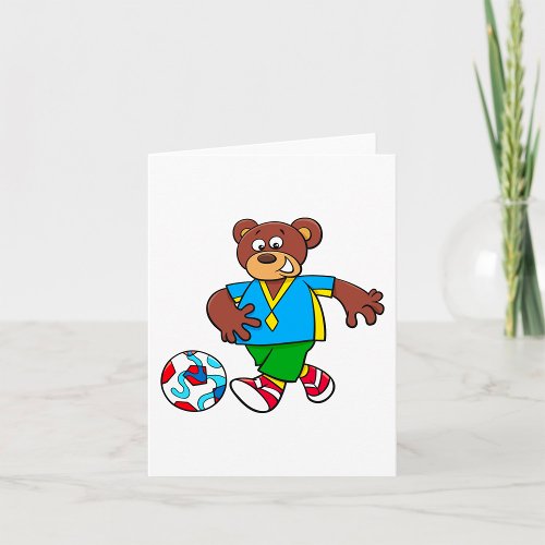 Bear Football Player Card