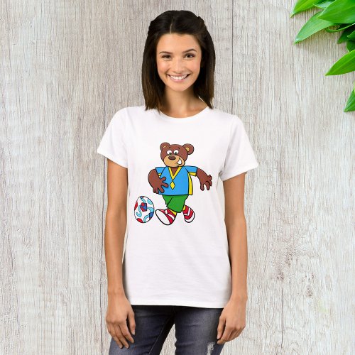 Bear Football Player T_Shirt