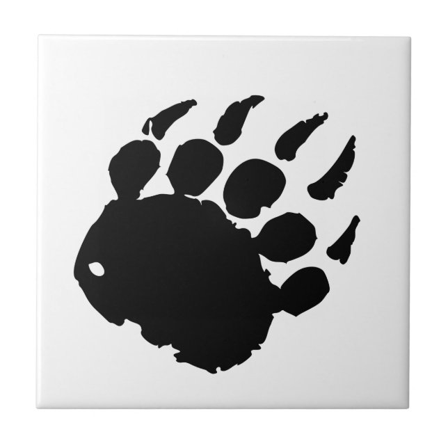 Bear Footprint Tile (Front)