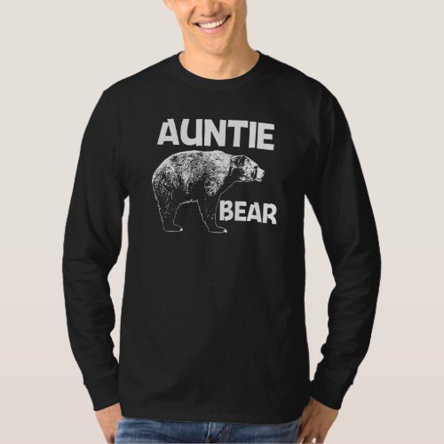 Bear For Aunt Mom Polar Bears Panda Sun Forest Ani T_Shirt