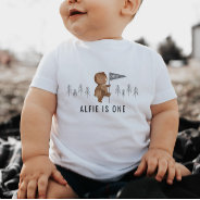 Bear Forest First Birthday Toddler T-shirt at Zazzle
