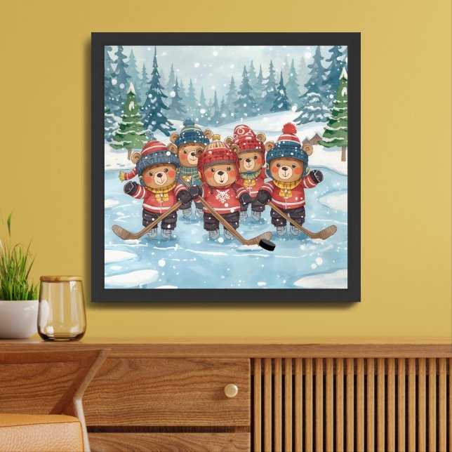 Bear Framed Art (Living Room)