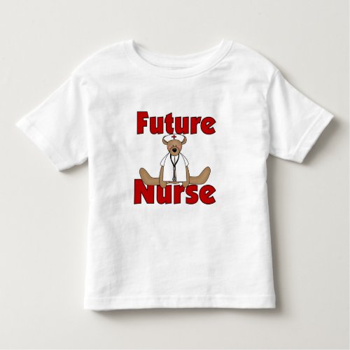 Bear Future Nurse Toddler T_shirt