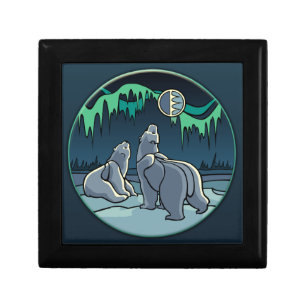 Bear Gift Box Custom Polar Bear Jewelry Box