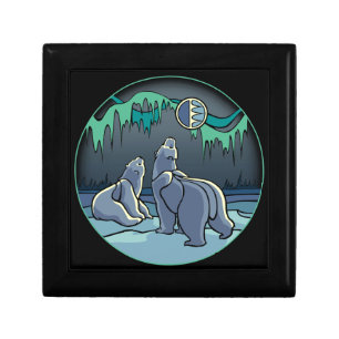 Bear Gift Box Custom Polar Bear Jewelry Box