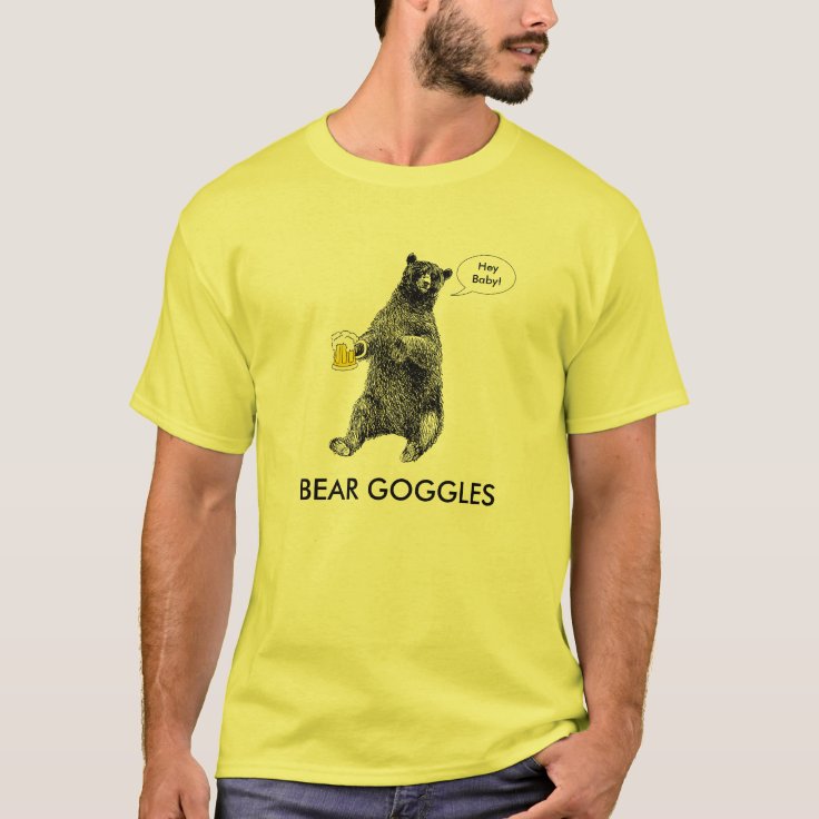 bear goggles t shirt
