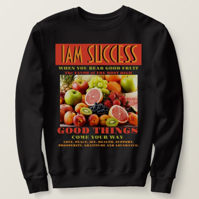 BEAR GOOD FRUIT SWEATSHIRT (Design Front)