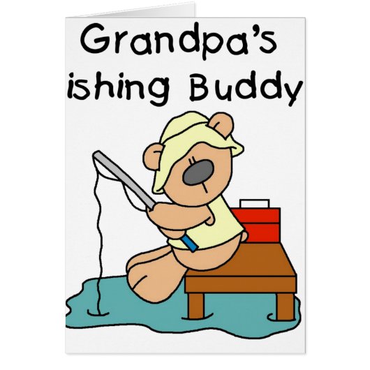 Bear Grandpas Fishing Buddy Cards (Front)