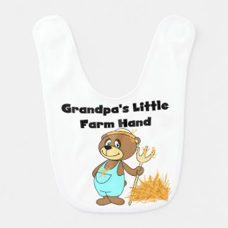 Bear Grandpa's Little Farm Hand Bib
